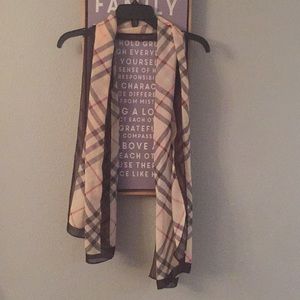 Burberry London Silk Scarf Authentic